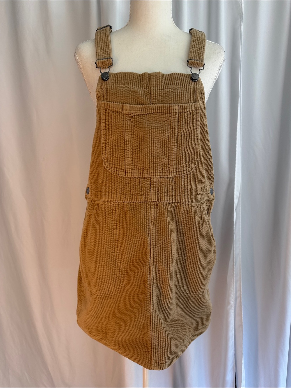 wild fable Tan Corduroy Overall Dress